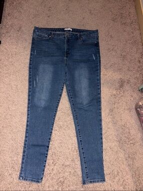 Nine West Medium Blue Women's Skinny Jeans